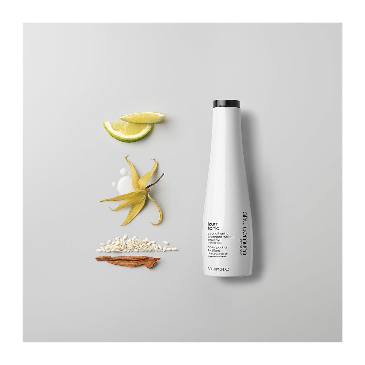 Shu Uemura Art of Hair Izumi Tonic Σαμπουάν Ενδυνάμωσης Με Νερό Ρυζιού Για Εύθραυστα Μαλλιά 300ml