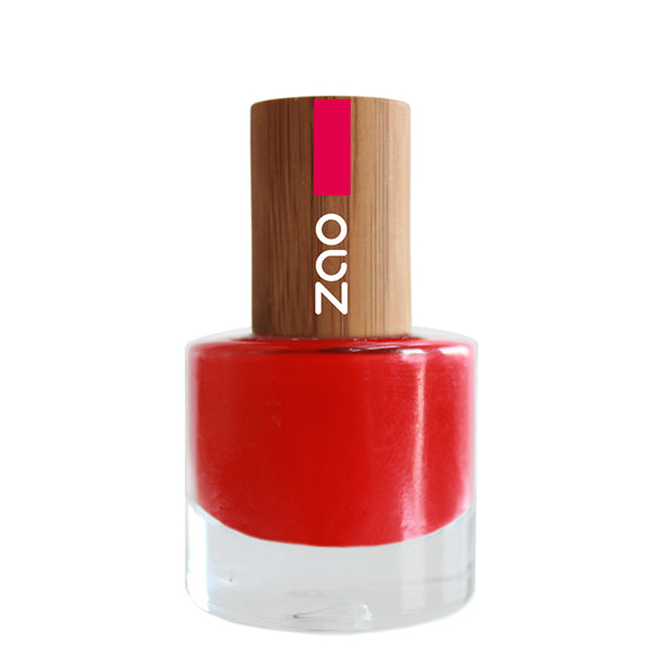 ZAO Organic MakeUp Nail Polish Νο650 Carmin Red 8ml