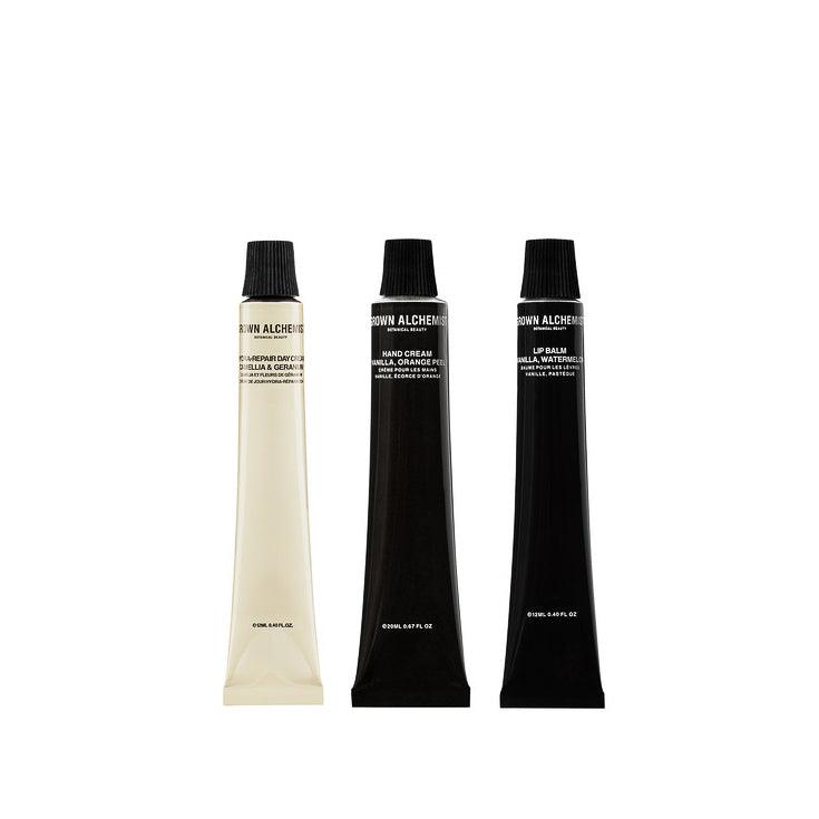 Grown Alchemist Amenity Kit (Lip Balm 12ml,Hand Cream 20ml,Day Cream 12ml)